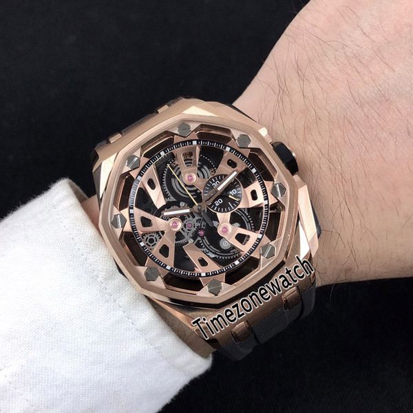 43mm royal watches 26421or.oo.a002ca.01 skeleton black dial miyota quartz chronograph mens watch rose gold case rubber strap gents timezonew, Slivery;brown
43mm royal watches 26421or.oo.a002ca.01 skeleton black dial miyota quartz chronograph mens watch rose gold case rubber strap gents timezonew, Slivery;brown