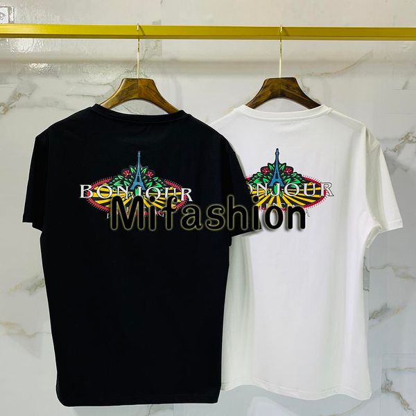 2020 spring summer luxury europe france paris eiffel tower bonjour tshirt fashion men women t shirt casual cotton tee, White;black
2020 spring summer luxury europe france paris eiffel tower bonjour tshirt fashion men women t shirt casual cotton tee, White;black