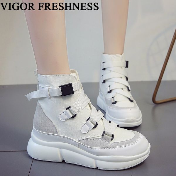 vigor freshness platform woman shoes white sneakers platform autumn boots winter women ankle boots ladies spring wy95, Black
vigor freshness platform woman shoes white sneakers platform autumn boots winter women ankle boots ladies spring wy95, Black