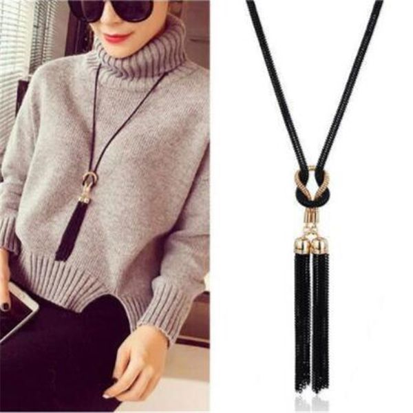 ahmed 2018 new arrival tassel pendant sweater chain long beads necklace for women girls fashion jewelry gift party wholesale, Silver
ahmed 2018 new arrival tassel pendant sweater chain long beads necklace for women girls fashion jewelry gift party wholesale, Silver