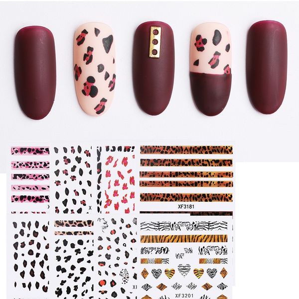 1pcs 3d nail art sticker leopard self adhesive animal designs women slider decals for nails art decorations manicure tips, Black
1pcs 3d nail art sticker leopard self adhesive animal designs women slider decals for nails art decorations manicure tips, Black