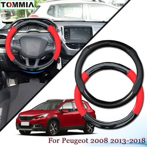 anti-slip carbon fiber leather car steering wheel cover for peugeot 2008 2013-18
anti-slip carbon fiber leather car steering wheel cover for peugeot 2008 2013-18