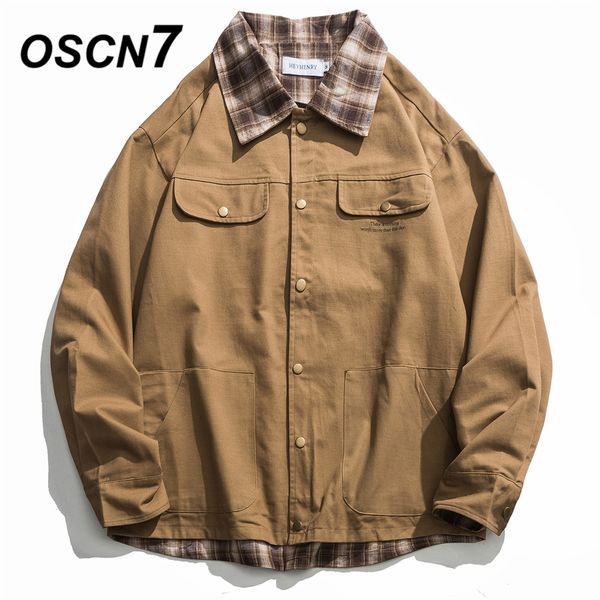 oscn7 hip hop plain splice cargo jackets men 2019 winter new japanese streetwear loose casual women jackets coat h9518, Black;brown
oscn7 hip hop plain splice cargo jackets men 2019 winter new japanese streetwear loose casual women jackets coat h9518, Black;brown