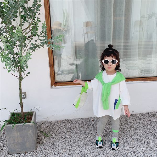 2019 autumn new infants wind loose temperament slim tee children kids casual long cotton with letter print t-shirt clothes y200704, Blue
2019 autumn new infants wind loose temperament slim tee children kids casual long cotton with letter print t-shirt clothes y200704, Blue