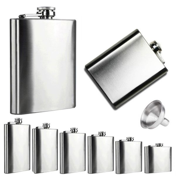 portable stainless steel 5 sizes pocket hip flask alcohol whiskey liquor screw cap + funnel portable flagon bottle hip flask new other dinne
portable stainless steel 5 sizes pocket hip flask alcohol whiskey liquor screw cap + funnel portable flagon bottle hip flask new other dinne
