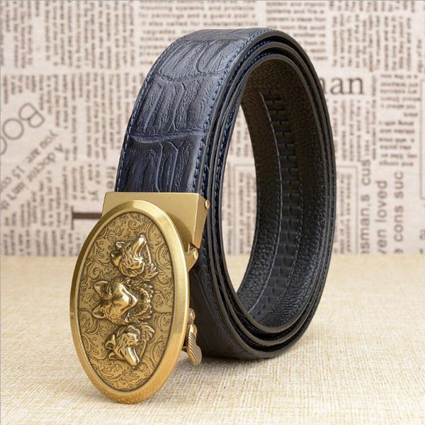 2018 automatic buckle alligator belt wolves genuine leather belt punk hip-hop style crocodile grain jeans zlb337a, Black;brown
2018 automatic buckle alligator belt wolves genuine leather belt punk hip-hop style crocodile grain jeans zlb337a, Black;brown