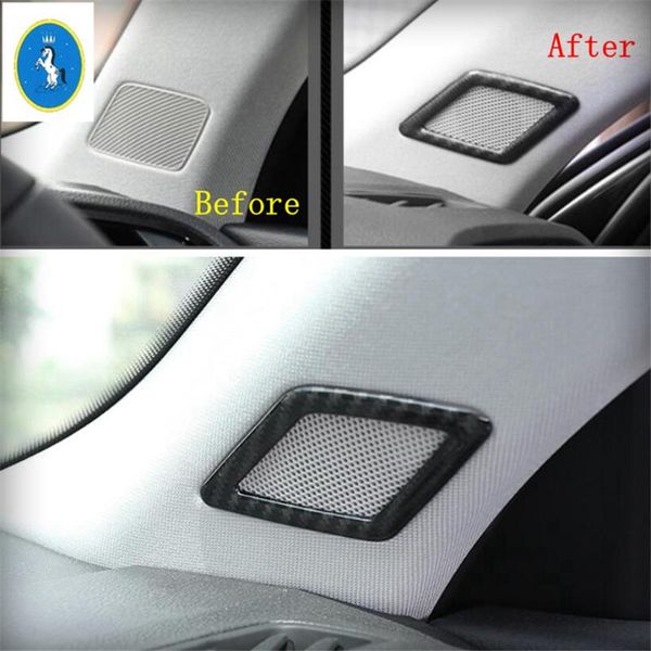 yimaautotrims auto accessory inner pillar a stereo speaker audio sound cover kit carbon fiber abs fit for q3 2019 2020
yimaautotrims auto accessory inner pillar a stereo speaker audio sound cover kit carbon fiber abs fit for q3 2019 2020