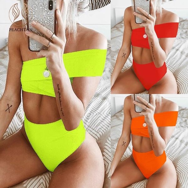 peachtan one shoulder neon bikini 2019 micro bandeau high waist swimsuit female push up swimwear women bathing suit biquini y19072701, White;black
peachtan one shoulder neon bikini 2019 micro bandeau high waist swimsuit female push up swimwear women bathing suit biquini y19072701, White;black