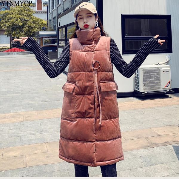 ytnmyop winter velvet vest women thick warm long waistcoat outerwear female sleeveless long jacket coat femme gilet, Black;white
ytnmyop winter velvet vest women thick warm long waistcoat outerwear female sleeveless long jacket coat femme gilet, Black;white