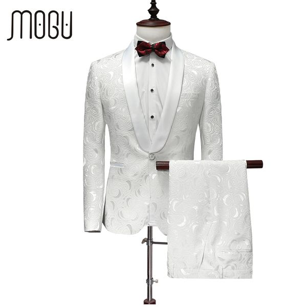 mogu wedding suits for men 2017 new two piece costume men suit fashion printed men's clothing slim fit suit asian size mens, White;black
mogu wedding suits for men 2017 new two piece costume men suit fashion printed men's clothing slim fit suit asian size mens, White;black