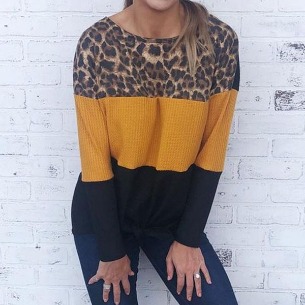 women's sweaters patchwork leopard print bandage sweater fashion women loose long sleeve clothes manteau femme hiver 2021, White;black
women's sweaters patchwork leopard print bandage sweater fashion women loose long sleeve clothes manteau femme hiver 2021, White;black
