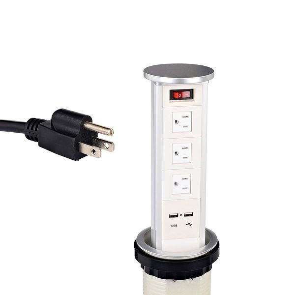 2018 new automatic pneumatic air spring table pop up socket with 3 power and 2 charge usb table socket
2018 new automatic pneumatic air spring table pop up socket with 3 power and 2 charge usb table socket