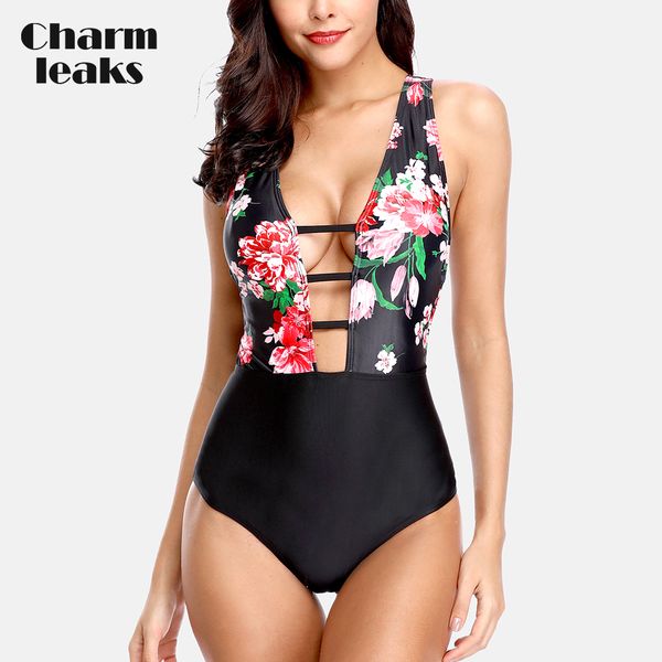 charmleaks женские глубокий v neck one piece купальники strappy цельный купальник цветочные печати sexy купальники монокини, White;black
charmleaks женские глубокий v neck one piece купальники strappy цельный купальник цветочные печати sexy купальники монокини, White;black