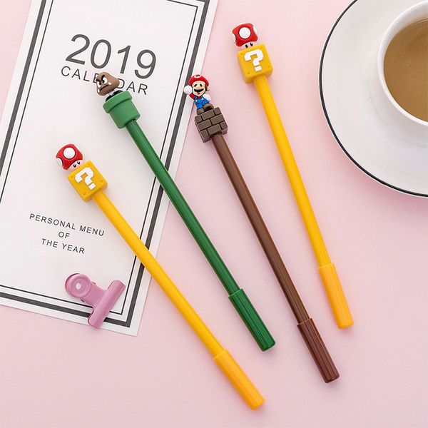 30 pcs/lot super mario gel pen for writing cute black ink signature pen escolar papelaria school office supply promotional gift
30 pcs/lot super mario gel pen for writing cute black ink signature pen escolar papelaria school office supply promotional gift
