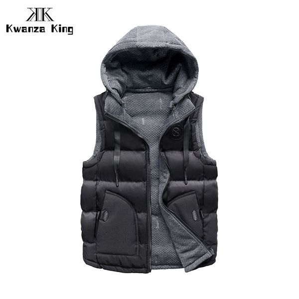 2018 winter jackets mens vest thick winter warm caps detachable casual jacket double-faced jacket male doudoune homme 230, Black;white
2018 winter jackets mens vest thick winter warm caps detachable casual jacket double-faced jacket male doudoune homme 230, Black;white