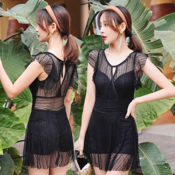 swim female one-piece fairy fan swimsuit hipster steel holder slim waist skirt boxer swimming suit female, White;black
swim female one-piece fairy fan swimsuit hipster steel holder slim waist skirt boxer swimming suit female, White;black