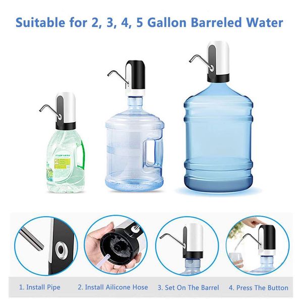 water jug pump portable electric water dispenser pump usb charging automatic water pump for universal 2-6 gallon bottle fping
water jug pump portable electric water dispenser pump usb charging automatic water pump for universal 2-6 gallon bottle fping