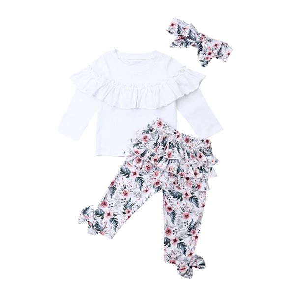 autumn winter toddler baby girls clothes sets outfits white ruffle floral pants headband 3pcs outfits set 0-5y
autumn winter toddler baby girls clothes sets outfits white ruffle floral pants headband 3pcs outfits set 0-5y
