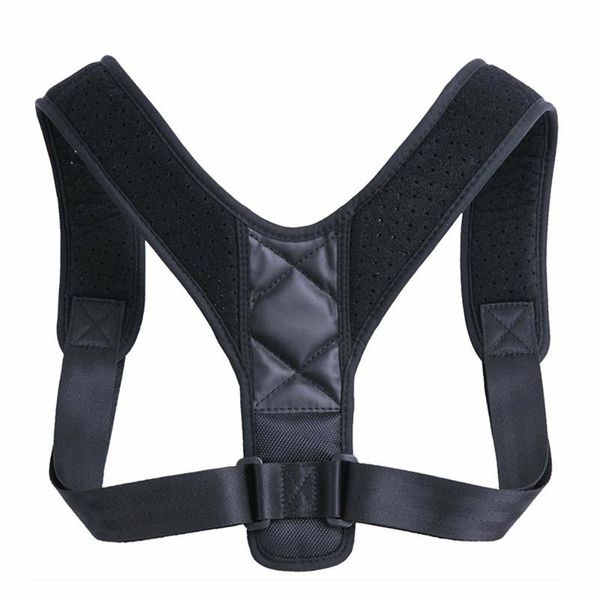 back support posture corrector adjustable clavicle straight shoulders lumbar brace strap correct belt, Black;blue
back support posture corrector adjustable clavicle straight shoulders lumbar brace strap correct belt, Black;blue
