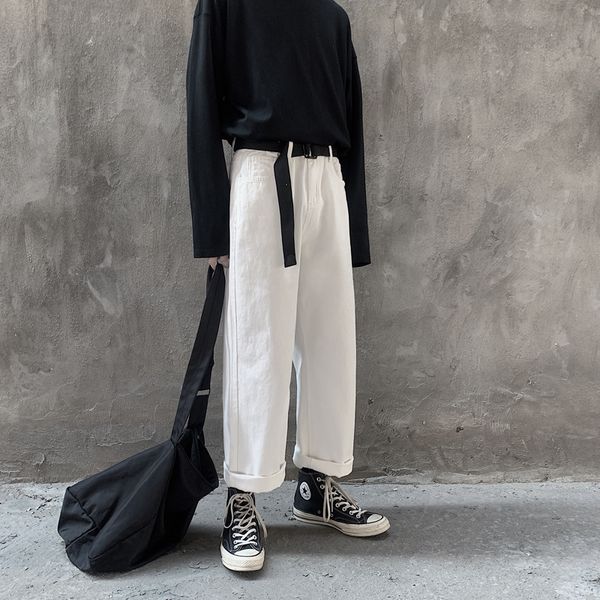 men's jeans 2021 white color loose baggy homme casual pants cargo pocket blue leisure biker denim trousers plus size -2xl
men's jeans 2021 white color loose baggy homme casual pants cargo pocket blue leisure biker denim trousers plus size -2xl