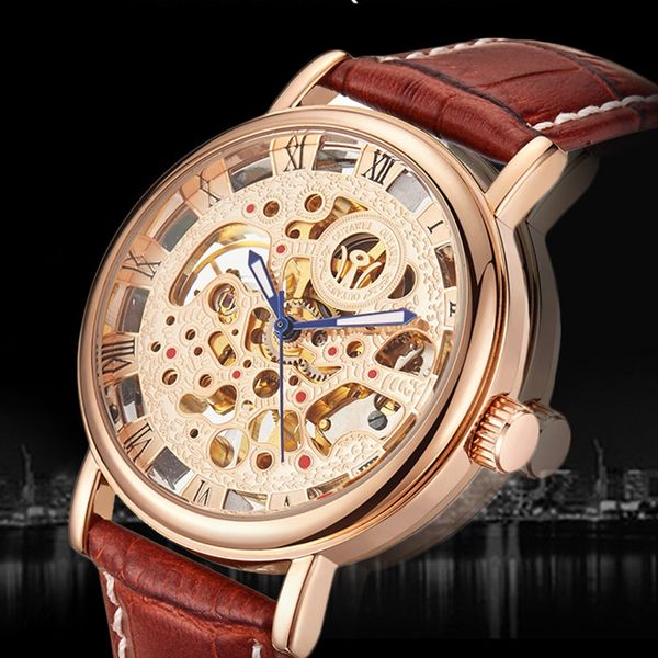 oyw brand man mechanical self wind men wristwatches relogio masculino gold skeleton dial leather strap dress watch, Slivery;brown
oyw brand man mechanical self wind men wristwatches relogio masculino gold skeleton dial leather strap dress watch, Slivery;brown