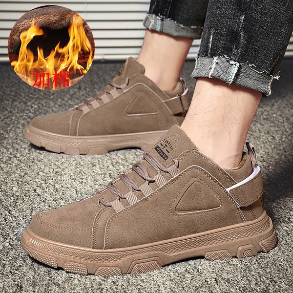 2019 men's winter shoes warm snow boots fur suede warm ankle boots men work winter casual sneakers, Black
2019 men's winter shoes warm snow boots fur suede warm ankle boots men work winter casual sneakers, Black