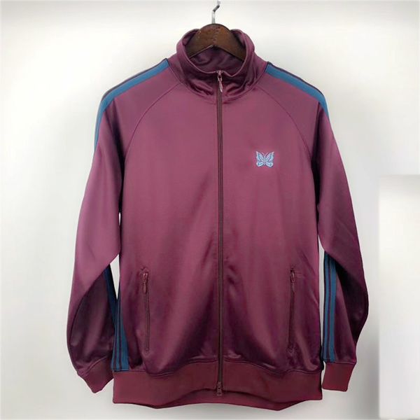 new color awge needles jacket men women 1a:1 fashion butterfly ag embroidery purple striped needles awge new fashion, Black;brown
new color awge needles jacket men women 1a:1 fashion butterfly ag embroidery purple striped needles awge new fashion, Black;brown
