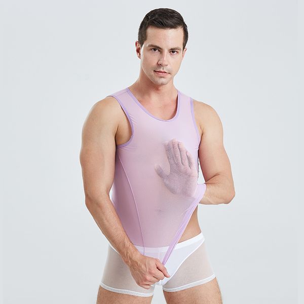 sexy men ажурные сетки нижние transparent верхней части бака без рукавов рубашки фитнес singlet vest gay футболка нижнее белье ondershirt, Black;brown
sexy men ажурные сетки нижние transparent верхней части бака без рукавов рубашки фитнес singlet vest gay футболка нижнее белье ondershirt, Black;brown
