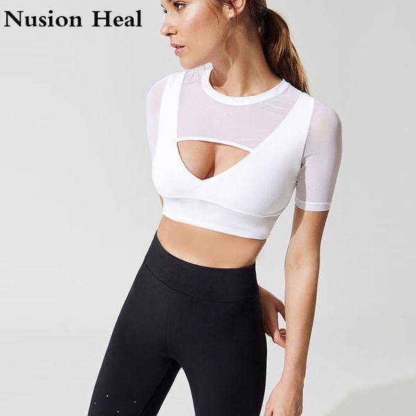 2018 new women yoga shirts sports style fitness crop solid running shirt sport gym clothes tank sportswear, White;red
2018 new women yoga shirts sports style fitness crop solid running shirt sport gym clothes tank sportswear, White;red
