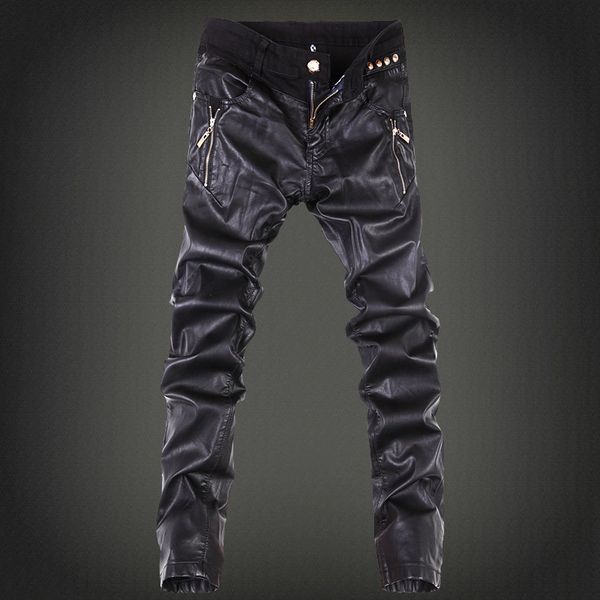2016 mens skinny jeans overalls motorcycle jeans men pu leather pants patchwork denim biker leather joggers size 28-36, Blue
2016 mens skinny jeans overalls motorcycle jeans men pu leather pants patchwork denim biker leather joggers size 28-36, Blue
