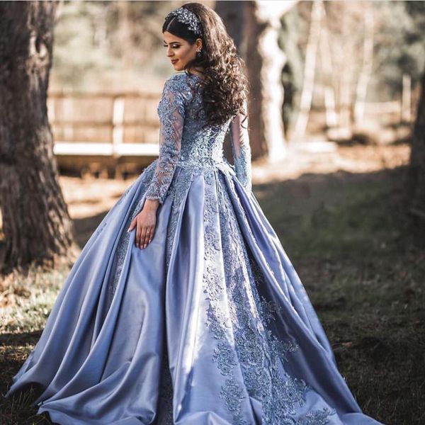 arabic lace ball gown quinceanera dress sheer long satin ruched applique beaded sweet 16 dress vestido formal party prom gowns, Blue;red
arabic lace ball gown quinceanera dress sheer long satin ruched applique beaded sweet 16 dress vestido formal party prom gowns, Blue;red