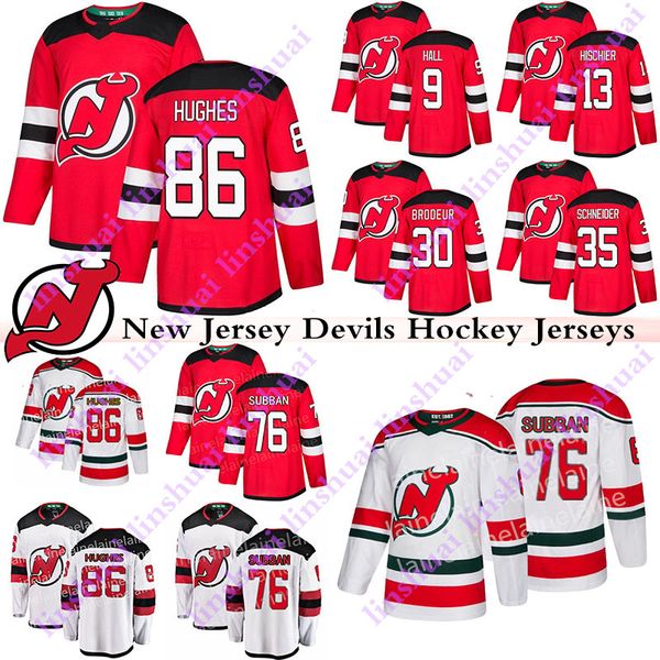 new jersey devils jerseys 86 jack hughes 76 pk subban 9 taylor hall 13 nico hischier 30 martin brodeur cory schneider hockey jersey, Black;red
new jersey devils jerseys 86 jack hughes 76 pk subban 9 taylor hall 13 nico hischier 30 martin brodeur cory schneider hockey jersey, Black;red