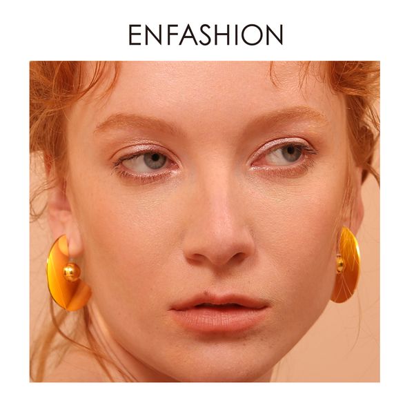 enfashion jewelry fan and ball earrings for women gold color boucle d'oreille femme earings fashion jewelry eb181047, Silver
enfashion jewelry fan and ball earrings for women gold color boucle d'oreille femme earings fashion jewelry eb181047, Silver