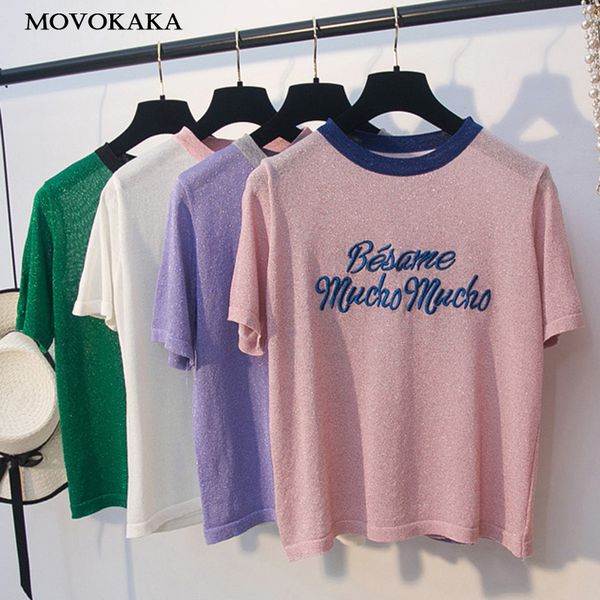 new ice silk tshirt knit funny t shirt women cotton basic tshirts white embroidered t shirt women sequined women's clothing y19072701
new ice silk tshirt knit funny t shirt women cotton basic tshirts white embroidered t shirt women sequined women's clothing y19072701
