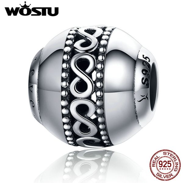 wostu горячие продажи 925 sterling silver навсегда бесконечная любовь бисер fit оригинальный wst браслет diy подарка ювелирных изделий cqc17, Blue;slivery 
wostu горячие продажи 925 sterling silver навсегда бесконечная любовь бисер fit оригинальный wst браслет diy подарка ювелирных изделий cqc17, Blue;slivery