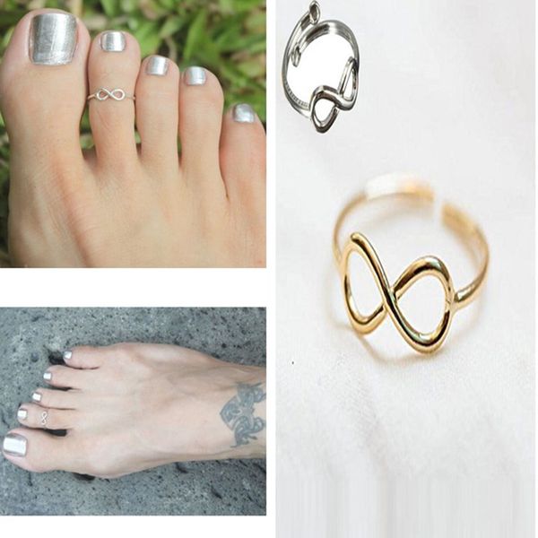 celebrity fashion simple retro infinity design adjustable toe ring foot jewelry, Golden;silver
celebrity fashion simple retro infinity design adjustable toe ring foot jewelry, Golden;silver
