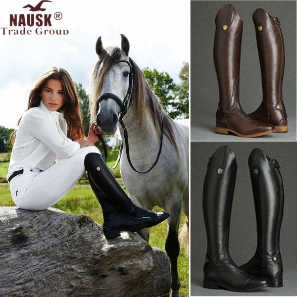 cool women rider horse riding boots smooth leather knee high boots autumn winter warm high mountain riding, Black
cool women rider horse riding boots smooth leather knee high boots autumn winter warm high mountain riding, Black