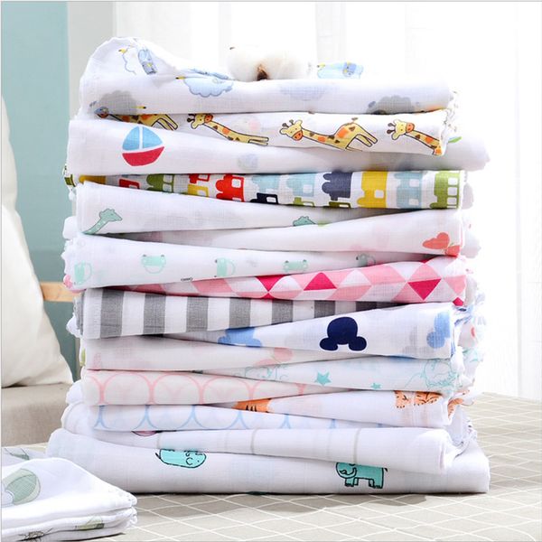 baby swaddle wrap newborn infant sleepsack thin breathable 2pcs/lot 110*120cm