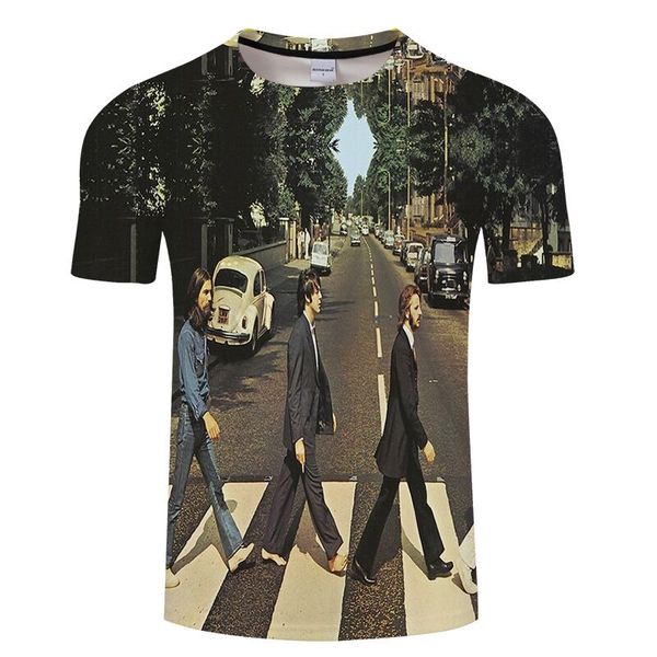 england the beatles style funny fashion t shirt 3d print men/womens summer round collar short sleeve casual u1537, White;black
england the beatles style funny fashion t shirt 3d print men/womens summer round collar short sleeve casual u1537, White;black