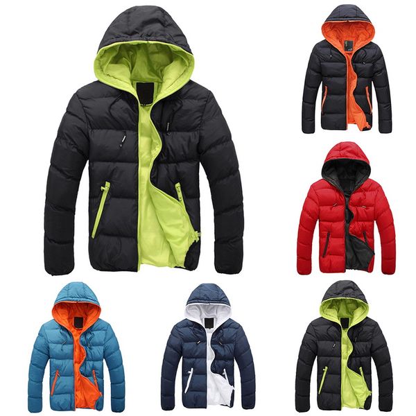 oeak 2019 men winter casual hooded parka thick padded jacket zipper slim men and women coats parka outwear warm candy color, Tan;black
oeak 2019 men winter casual hooded parka thick padded jacket zipper slim men and women coats parka outwear warm candy color, Tan;black