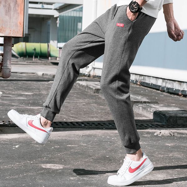 autumn winter thickening ankle banded pants easy motion nine part pants leisure time male streetwear hip hop pant hombres, Black
autumn winter thickening ankle banded pants easy motion nine part pants leisure time male streetwear hip hop pant hombres, Black