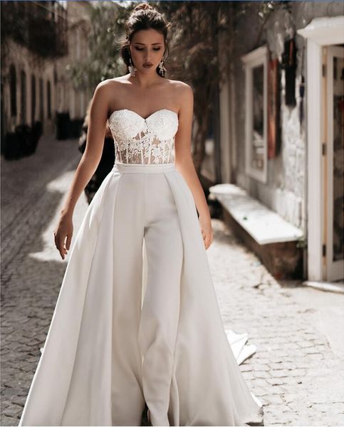 lace appliqued mother of the bride suits jumpsuits with detachable skirts sweetheart tulle beach wedding dress boho bridal gowns, Black;red
lace appliqued mother of the bride suits jumpsuits with detachable skirts sweetheart tulle beach wedding dress boho bridal gowns, Black;red