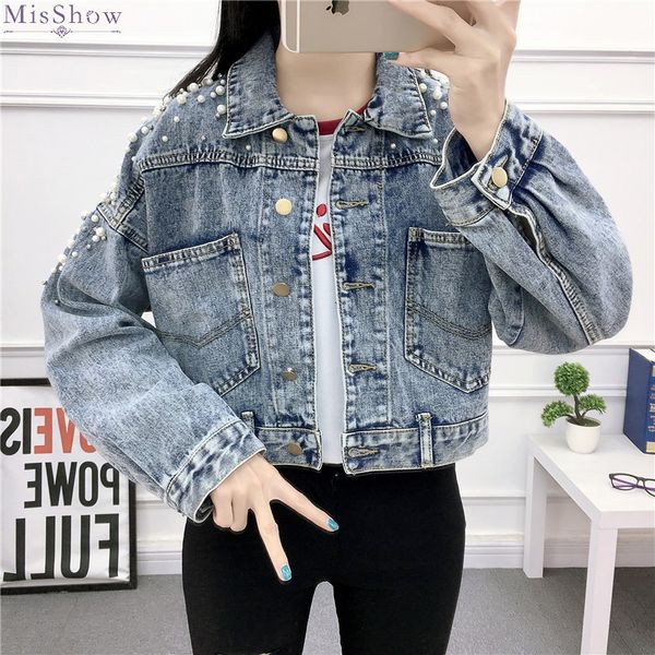 vintage women jean jacket long sleeve short denim jackets spring autumn outwear 2019 casual loose coat streetwear veste femme, Black;brown
vintage women jean jacket long sleeve short denim jackets spring autumn outwear 2019 casual loose coat streetwear veste femme, Black;brown
