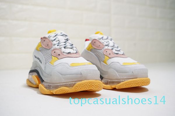 2019 new paris crystal bottom triple-s leisure shoes shoes platform triple s sneakers for mens women vintage kanye grandpa trainer 11 t14, Black 
2019 new paris crystal bottom triple-s leisure shoes shoes platform triple s sneakers for mens women vintage kanye grandpa trainer 11 t14, Black