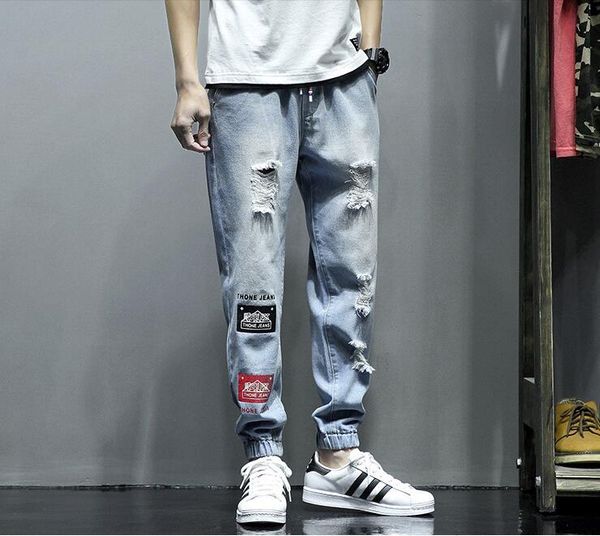 new designer mens jeans skinny pants casual Luxury jeans men fashion distressed ripped slim motorcycle biker denim hip hop pants -5xl, Blue
new designer mens jeans skinny pants casual Luxury jeans men fashion distressed ripped slim motorcycle biker denim hip hop pants -5xl, Blue