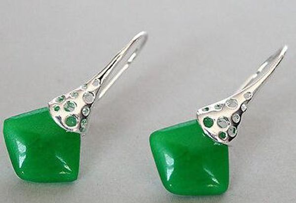 de hecho de plata 925 natural verde jade natural gancho especial pendientes 11/2", Silver
de hecho de plata 925 natural verde jade natural gancho especial pendientes 11/2", Silver