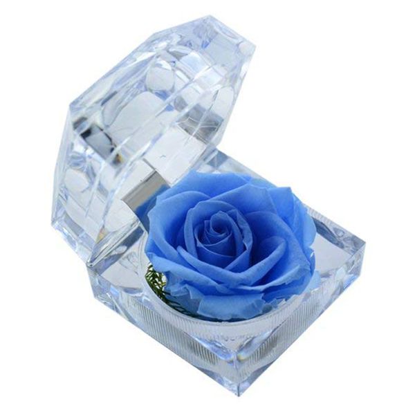 handmade preserved rose with acrylic crystal ring box for proposal engagement (sky blue
handmade preserved rose with acrylic crystal ring box for proposal engagement (sky blue