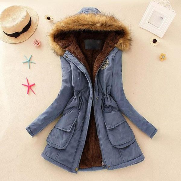 women long hooded coats outerwear warm winter jacket women parka casual and fur female slim thick plus size overcoat #0, Black
women long hooded coats outerwear warm winter jacket women parka casual and fur female slim thick plus size overcoat #0, Black