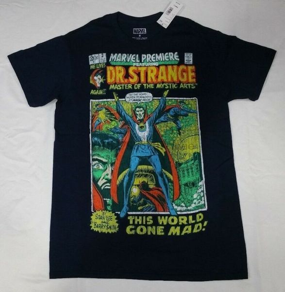 dr strange cover bluemen's t-shirt s m xl 2xl, White;black
dr strange cover bluemen's t-shirt s m xl 2xl, White;black
