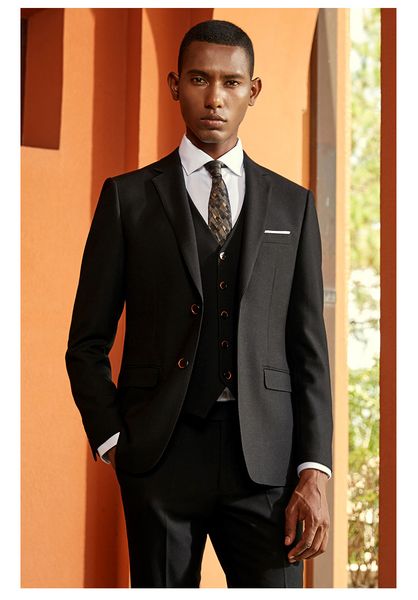 brand new black groom tuxedos notch lapel groomsman wedding 3 piece suit fashion men business prom jacket blazer(jacket+pants+tie+vest) 2290, Black;gray
brand new black groom tuxedos notch lapel groomsman wedding 3 piece suit fashion men business prom jacket blazer(jacket+pants+tie+vest) 2290, Black;gray